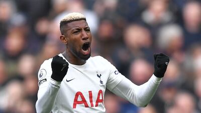 Emerson Royal after scoring the fourth. EPA