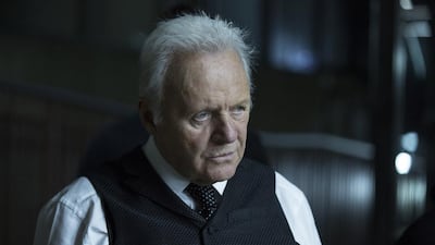 Anthony Hopkins as Dr Robert Ford in Westworld. Courtesy HBO / OSN