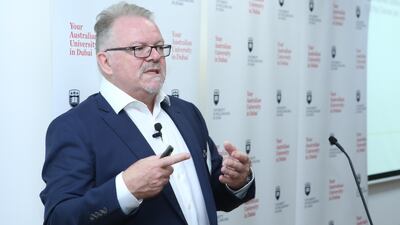 Paul Drum at the University of Wollongong in Dubai.