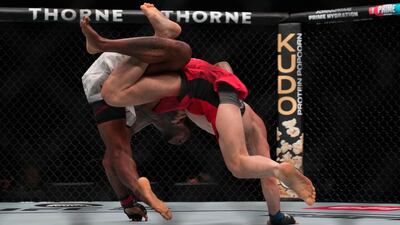 Denis Tiuliulin fights Sedriques Dumas at UFC Fight Night in Abu Dhabi.