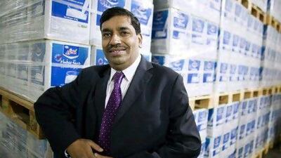 Kamal Gupta spreads the butter message. Pawel Dwulit / The National