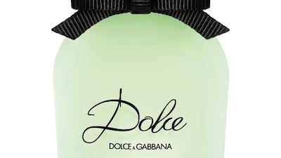 Dolce Floral Drops, available in 50ml, 75ml and 150ml bottles, from Dh356. Courtesy Dolce&Gabbana