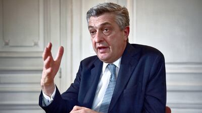 United Nations (UN) High Commissioner for Refugees Filippo Grandi. Christophe Archambault /AFP