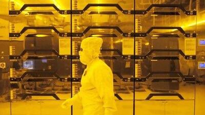 Abu Dhabi is investing billions of dollars in stimulating new growth sectors such as tourism, technology, industry and property. Above, a Globalfoundries fabrication facility. Jeff Topping/The National