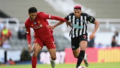 SUBS: Joelinton - (On for Saint Maximin 45') 5: A new red hair colour was his most striking contribution. Getty