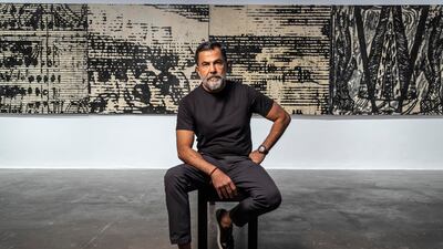 Iraqi-Canadian artist Mahmoud Obaidi. Antonie Robertson / The National