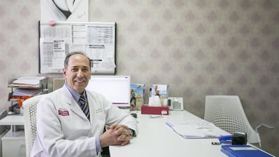 Dr Fady Hachem, consultant in obstetrics and gynaecology, says insurer cover for testing is not comprehensive. Mona Al Marzooqi / The National