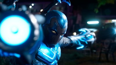 In the film, a mysterious ancient alien technological device called The Scarab chooses Jaime as a host and gives him a number of superhero abilities