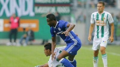 Chelsea midfielder John Obi Mikel in action. Heinz-Peter Bader / Reuters