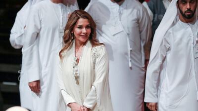 Princess Haya Bint Al Hussein during the awards. Victor Besa / The National