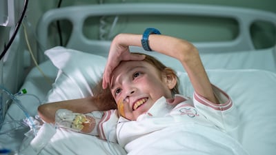 Shroog appealed to Palestinian President Mahmoud Abbas and other Arab nations for urgent help. The Emirates answered. Photo: Ahmed Ramzan for The National