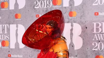 Daniel Lismore, who calls himself a "living sculpture". Photo: Getty