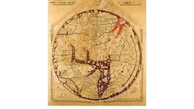 The Hereford Mappa Mundi circa 1290.