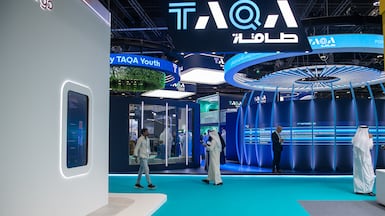 Abu Dhabi-based Taqa is targeting 150 gigawatts of gross power generation by 2030. Vidhyaa Chandramohan for The National