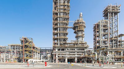 Borouge, a joint venture between Adnoc and Borealis, provides polyolefin products that are used in the recyclable advanced packaging, infrastructure and other industrial sectors. Photo: Adnoc