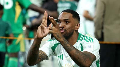 Ivan Toney has fired Ahli to back-to-back AFC Champions League Elite titles. Getty Images