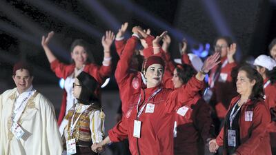 Athletes pictured during the Opening Ceremony of the Special Olympics. Chris Whiteoak / The National