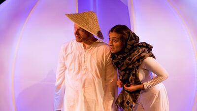 A scene from Arabian Nights at Edinburgh Festival Fringe 2015. Photo by Rachael Lowndes