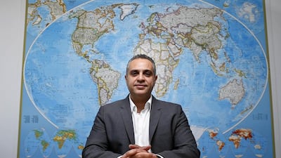 Hussein Hachem, the chief executive of Aramex, has taken his new role in stride. Antonie Robertson/ The National