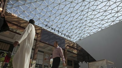 Aldar's recurring revenues in the three-month period increased 19 per cent to Dh701 million from Dh591m a year earlier after it opened the 235,000 square metre Yas Mall in November. Silvia Razgova / The National