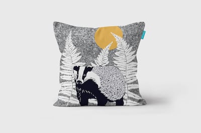 Incorporate Pantone's colours of the year - grey and yellow - in accessories such as cushion covers. Photo: Perkins & Morley Ltd