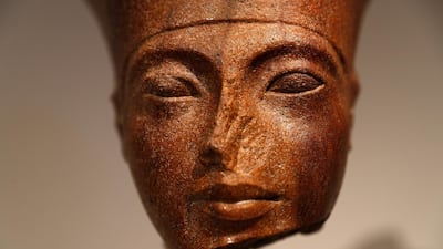 The disputed bust of Tutankhamun was sold for £4 million. Reuters