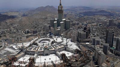 Saudi Arabia's holy city of Makkah during the climax of the annual Hajj pilgrimage. AFP