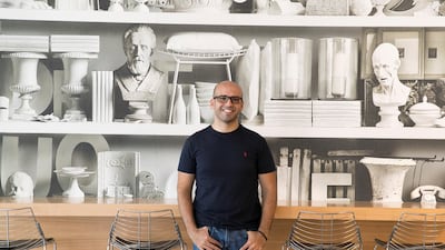 The chief executive of Cognitev, Moustafa Mahmoud, models his business strategy the same way a professional sports team is run - togetherness. Reem Mohammed / The National