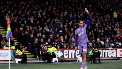 The England man was once again Liverpool’s conductor, best exemplified by his corner kick assist for Virgil van Dijk’s opening goal. It may not have been a perfect game defensively, but with the ball at his feet there are few better in the Premier League right now. Getty