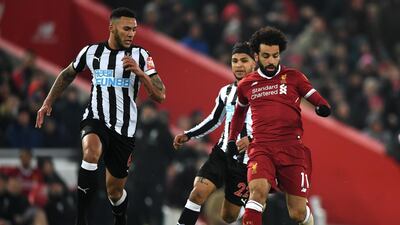 Mohamed Salah's 32 goals in all competitions took him past Luis Suarez’s best mark at Liverpool of 31 and to within a goal of the 33 netted by Fernando Torres. Gareth Copley / Getty Images