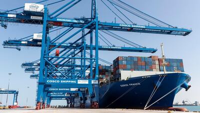 The UAE is a leading figure in the maritime industry. Antonie Robertson/The National