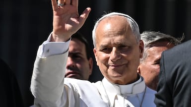 Pope Leo XIV will lead prayers on the Champs-Elysees in Paris for an estimated 600,000 people. EPA