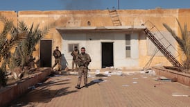 A Syrian soldier was killed in an attack on an army compound near Al Mayadin, east of Deir Ezzor. EPA