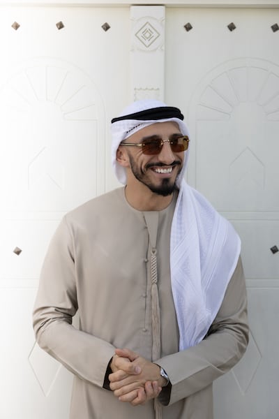 Before focusing on films, Mohamed Faisal Mostafa played professional football, worked in finance, ran a digital transformation agency and was involved in his family’s business. Chris Whiteoak / The National