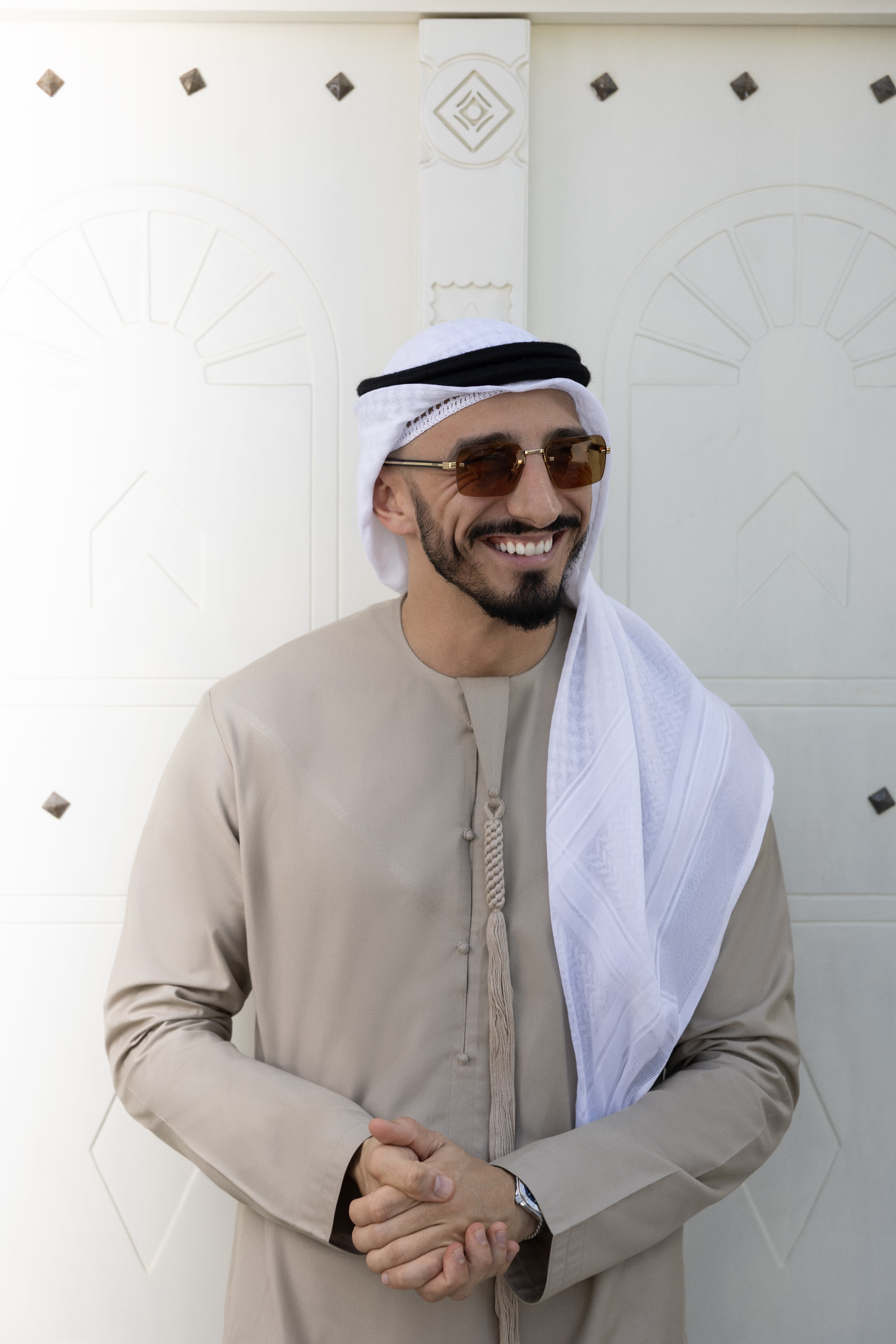 Before focusing on films, Mohamed Faisal Mostafa played professional football, worked in finance, ran a digital transformation agency and was involved in his family’s business. Chris Whiteoak / The National