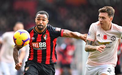 Bournemouth's Callum Wilson, left, is in great form. Reuters