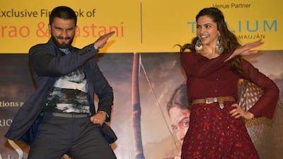 The Bollywood couple have starred in four films together. AFP
