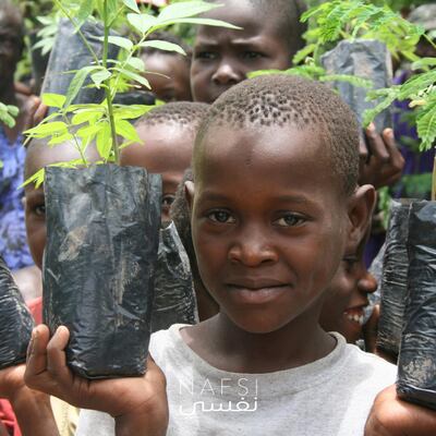 Dubai brand Nafsi vows to plant a tree for every purchase. Courtesy Nafsi