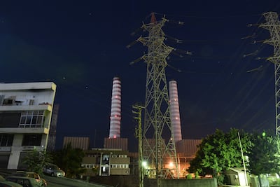 Zouk Power Station in Beirut. AFP