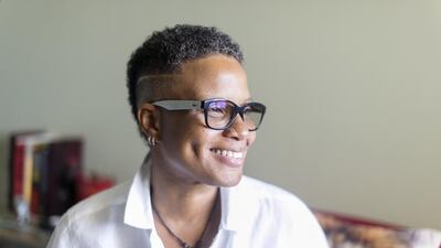 After Naima Thompson was diagnosed with breast cancer, she had chemotherapy, radiation and drug therapies before being given the all-clear last month. She believes cancer screening should be free for everyone. Reem Mohammed / The National