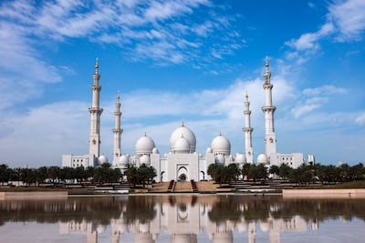 Sheikh Zayed Grand Mosque is one of the world's largest mosques. Victor Besa / The National