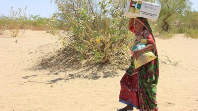 Drought has blighted the Tharparkar area of Pakistan with up to 100 children dying of malnutrition this year. Wam