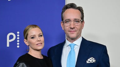 Elizabeth Banks and Matthew Macfadyen star as a married couple in The Miniature Wife, in which an experiment goes wrong. AFP