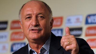 Brazilian national team coach Luiz Felipe Scolari. AFP