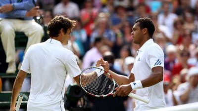2011. Jo-Wilfried Tsonga. If Berdych had been a shock in 2010 this was an even bigger surprise. Not because he lost but the manner of the defeat to Tsonga. He had been in control at two sets up but then was simply out-powered by the Frenchman as he lost the quarter-final 3-6, 6-7, 6-4, 6-4, 6-4. Getty