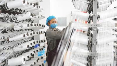 A textile factory in eastern China. Beijing is trying to erase unprofitable enterprises where it sees fit. AFP