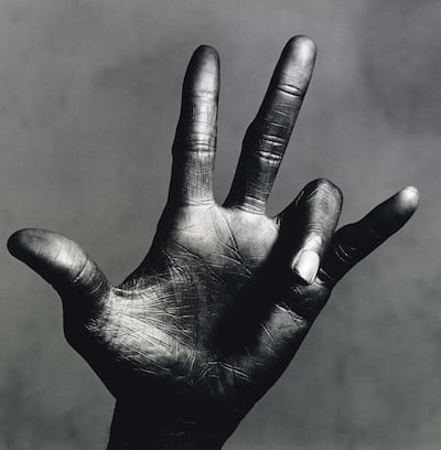 Irving Penn's 'The Hand of Miles Davis' will appear in the Mina Image Centre's exhibition. Courtesy The Irving Penn Foundation