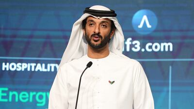 The UAE offers a competitive, attractive and stable business environment, Abdulla bin Touq, UAE Minister of Economy says. Pawan Singh / The National
