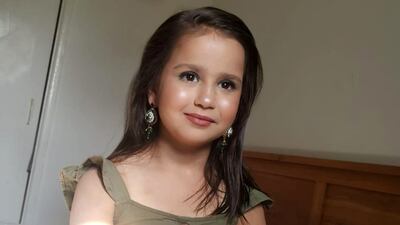 Sara Sharif, who was found dead in Woking, south-west London, on August 10. Surrey Police / AFP