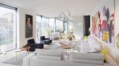 The rooms are filled with light and a dash of colour. Courtesy Lawrie Cornish